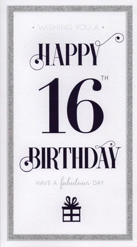 Picture of HAPPY 16TH BIRTHDAY CARD